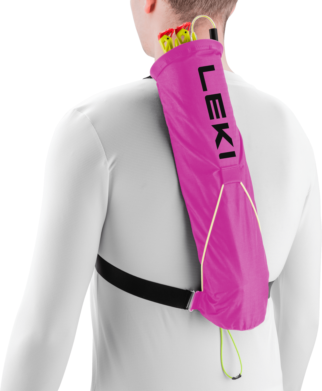 Leki Trail Running Quiver Neonpink-black  OneSize