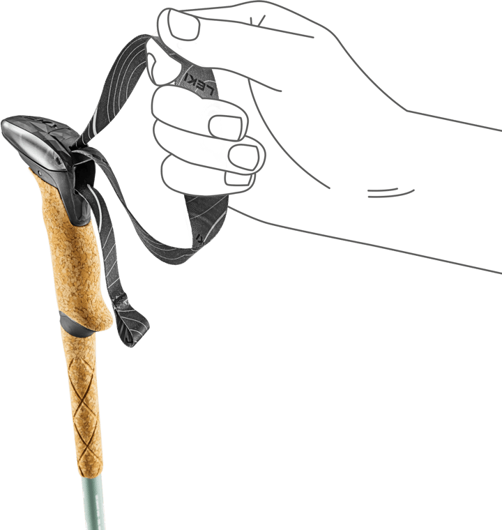 Leki Makalu Lite Greygreen-silver-white Leki