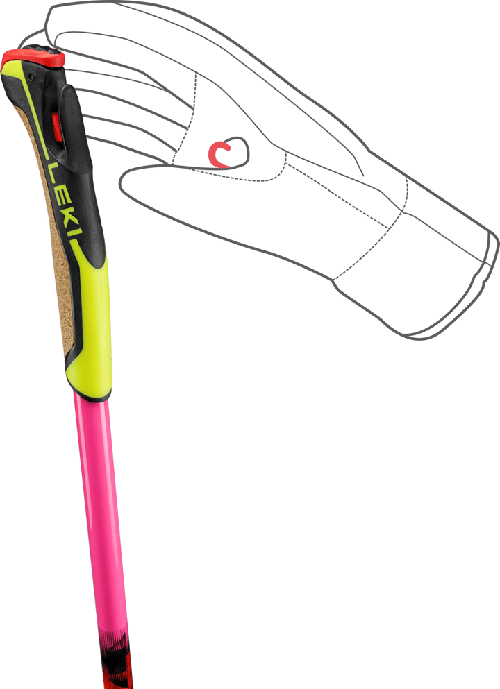 Leki HRC Max Tr  Neonpink-neonorange-neonyellow Leki