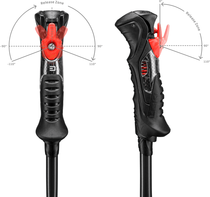 Leki Airfoil 14 Tr Black-dark Anthracite-bright Red Leki