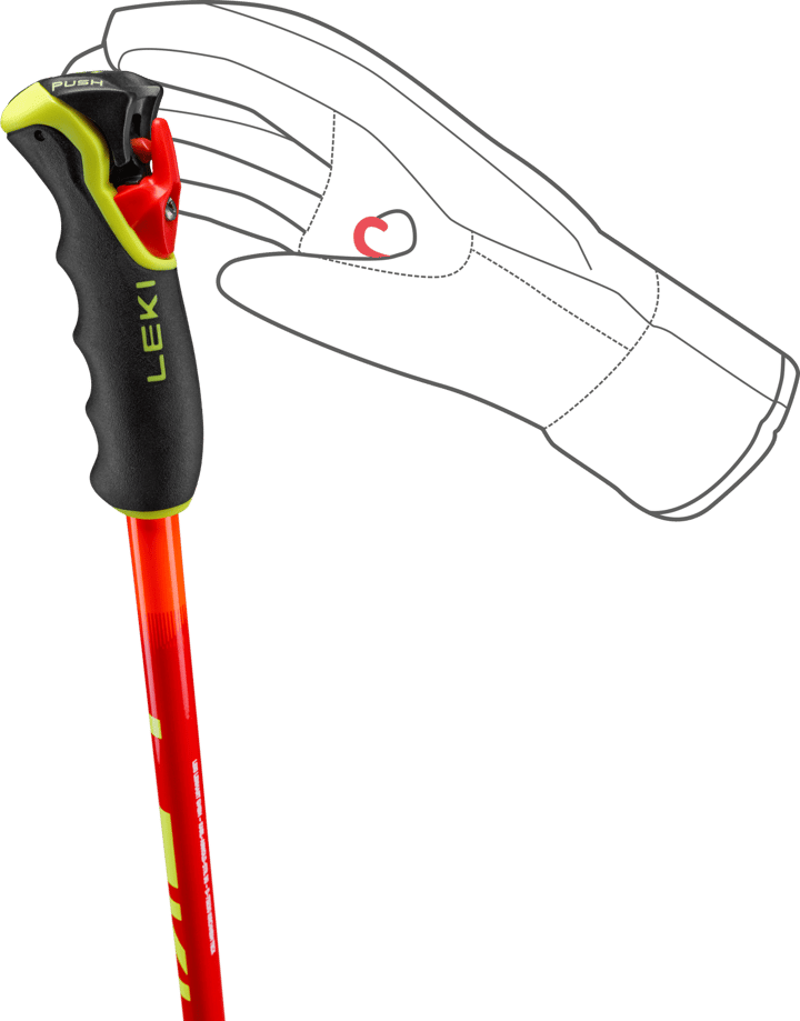Leki Wyldbird Vario Tr Neonorange-bright Red-neonyellow Leki