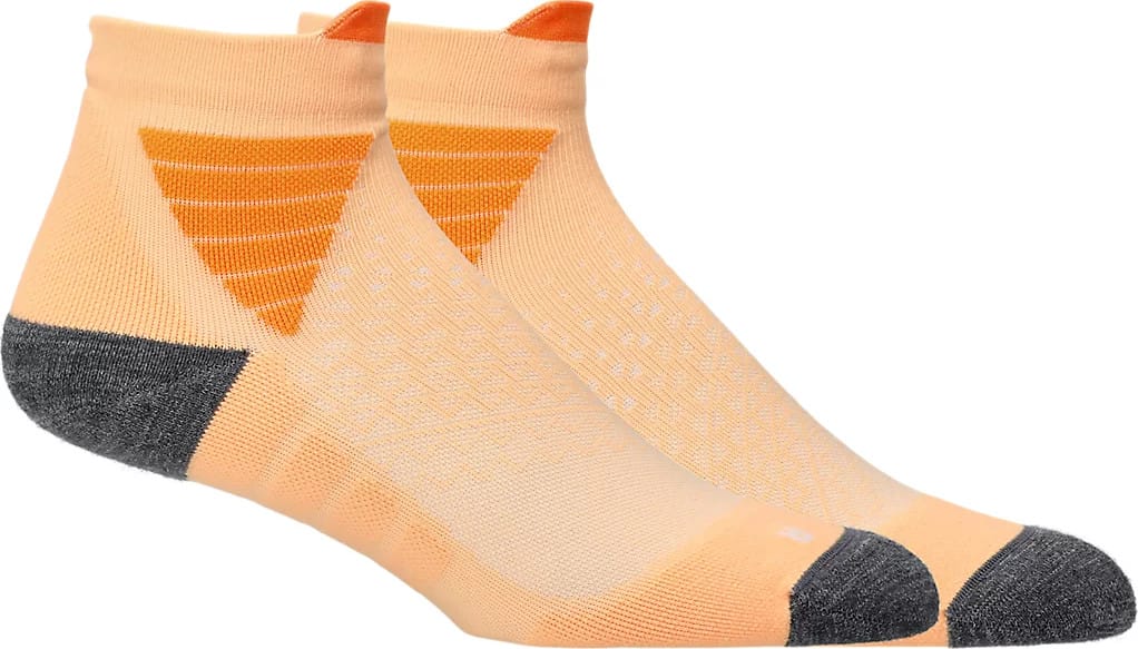 Asics Juniors' Fujitrail Quarter Sock Orange Glow
