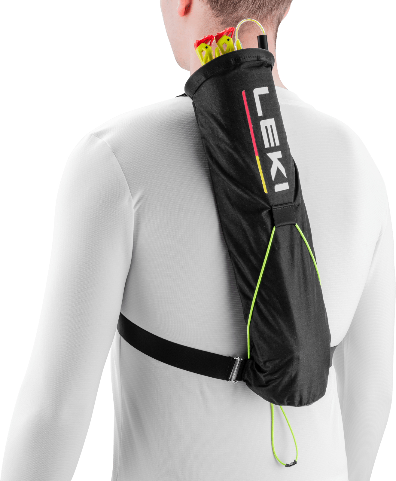 Leki Trail Running Quiver Black  OneSize