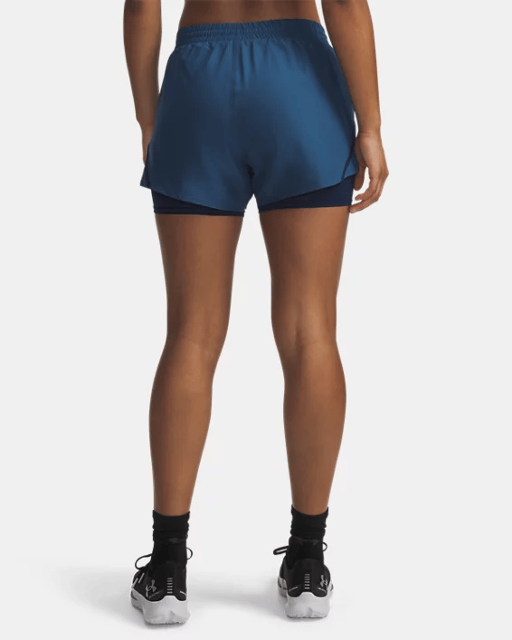Under Armour Women's Ua Fly By 2in1 Short Wham Blue Under Armour