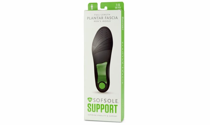 Implus/Sof Sole Såle Full Plantar Fascia Sort Implus/Sof Sole