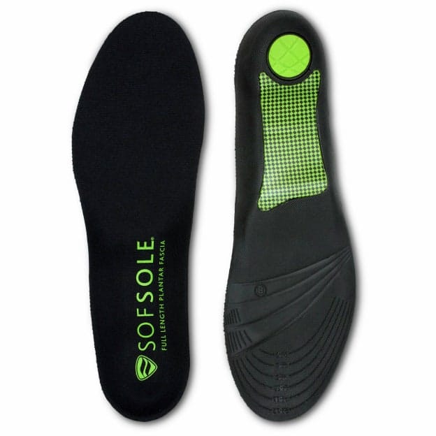 Implus/Sof Sole Såle Full Plantar Fascia Sort Implus/Sof Sole