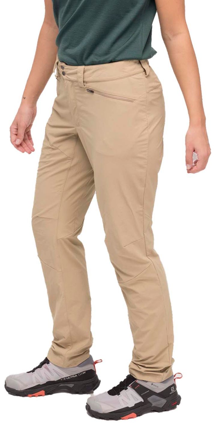 Bergans Women's Rabot Light Softshell Pants Warm Sand Bergans