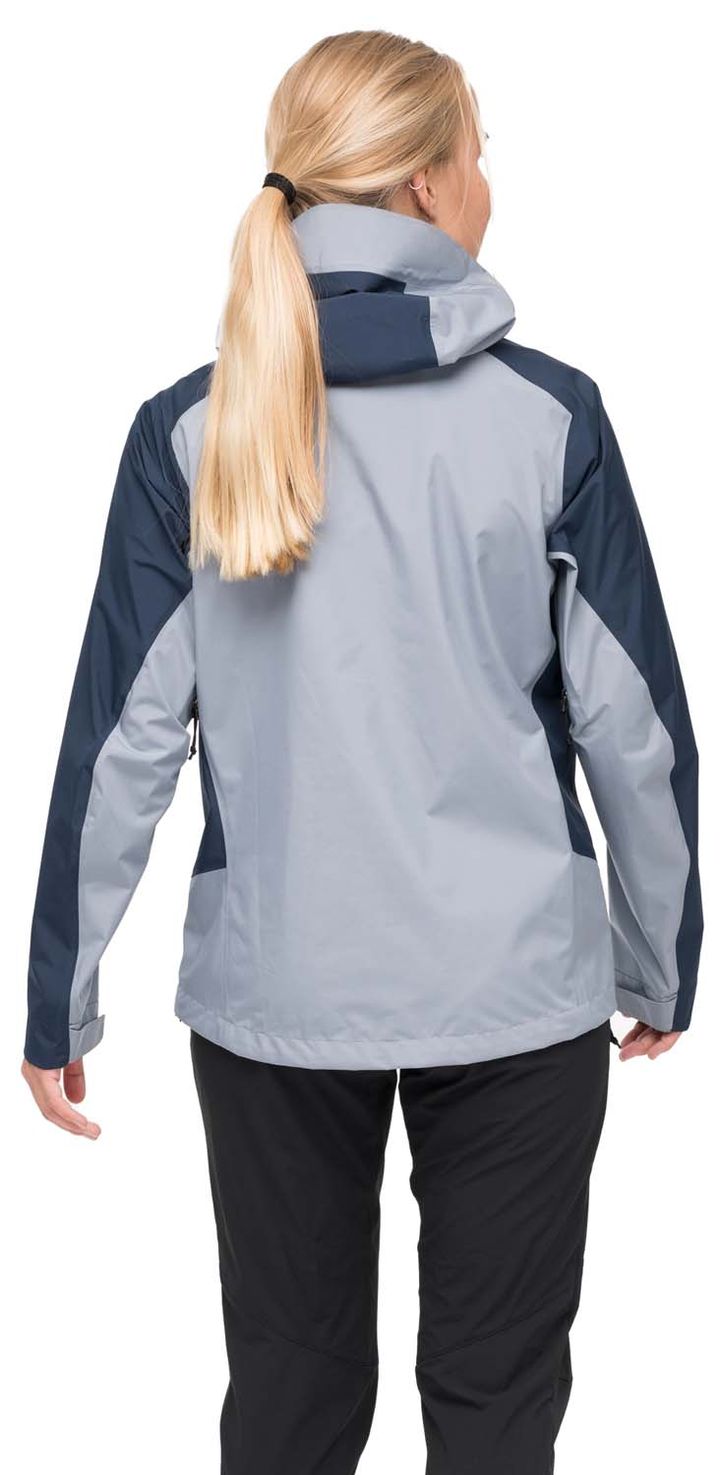 Bergans Vaagaa Light 3l Shell Jacket Women Husky Blue/Navy Blue Bergans