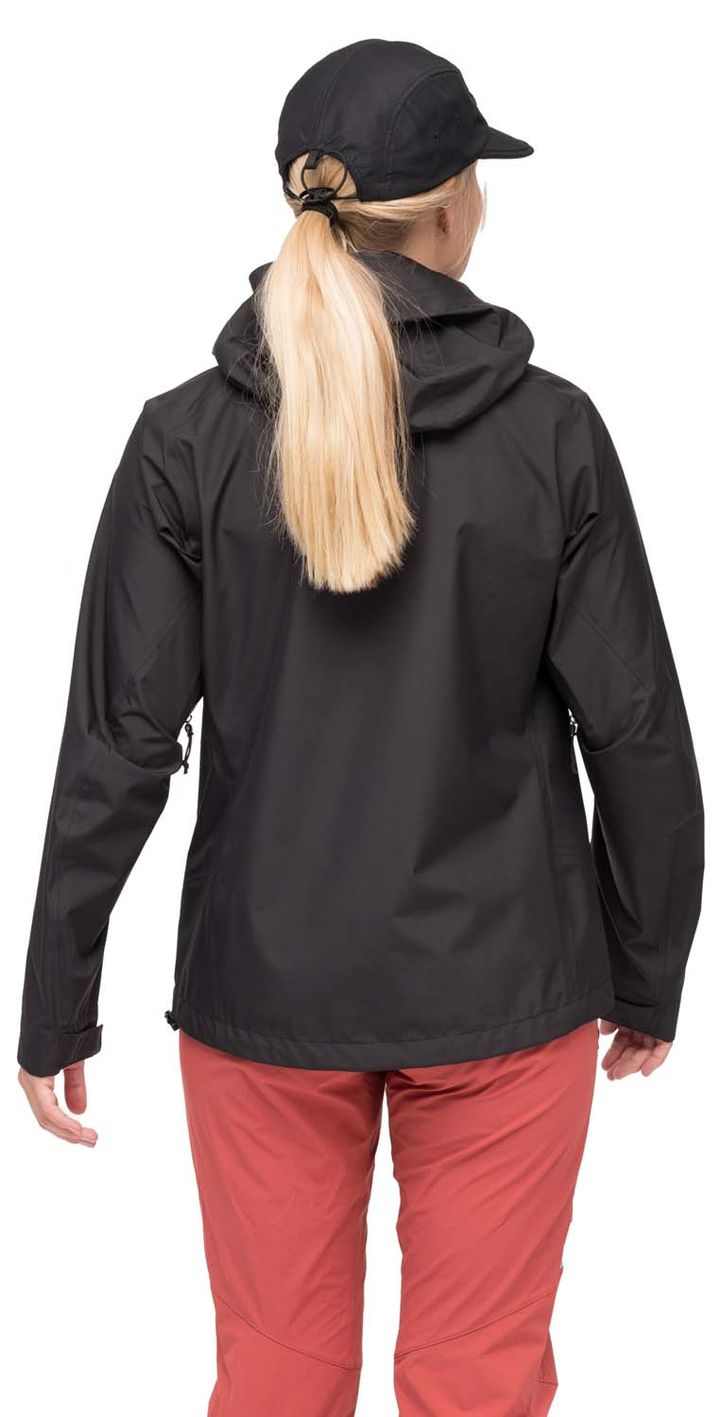 Bergans Women's Vaagaa Light 3l Shell Jacket Black Bergans