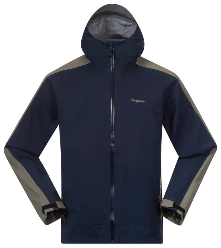 Bergans Men's Vaagaa Allround 3L Shell Jacket Navy Blue/Green Mud Bergans