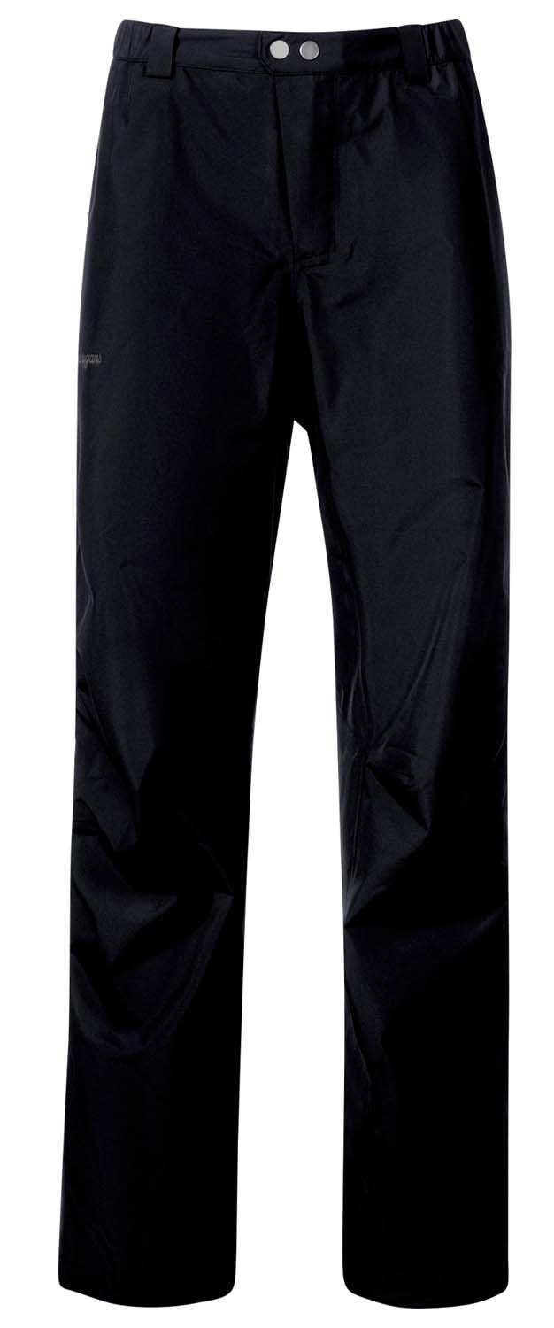 Bergans Women's Rabot Light 3L Long-Zip Shell Pants Black Skalbyxor XL