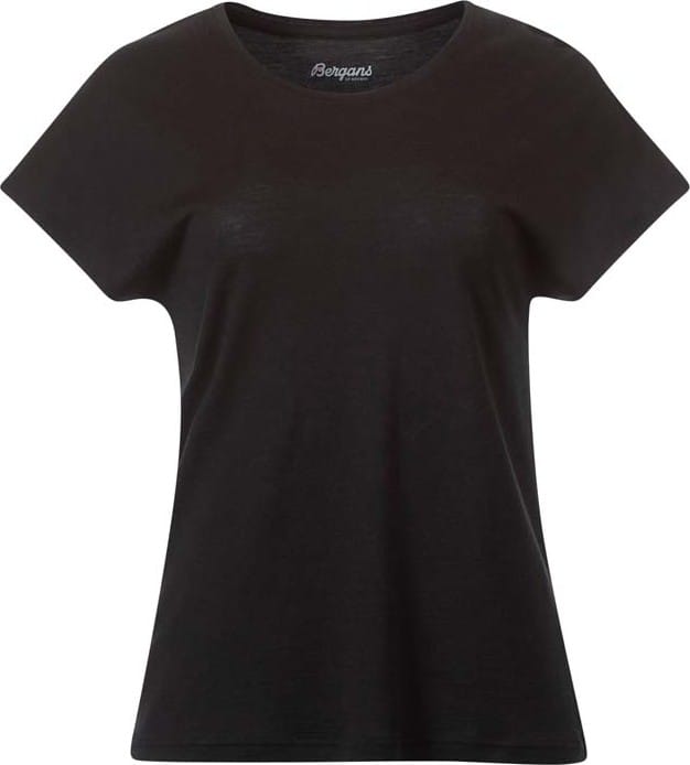 Bergans Women's Whenever Merino Tee Black Bergans Bergans Women's Whenever Merino Tee Black Bergans