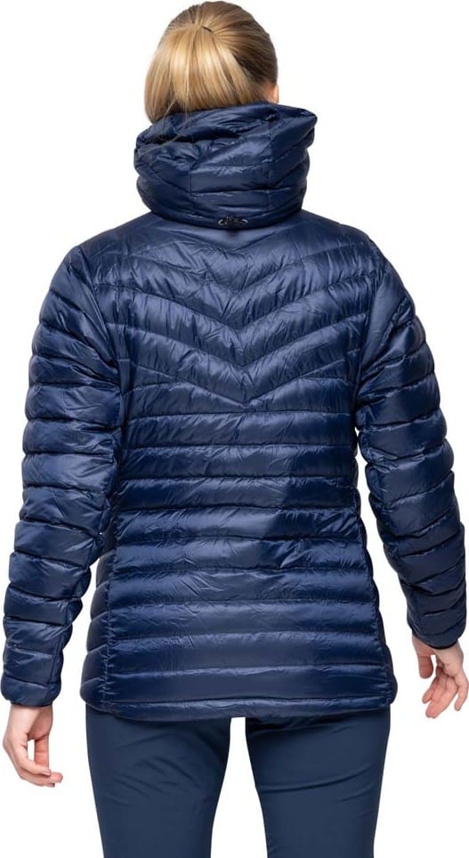 Bergans Women's Rabot Light Down Jacket Hood Navy Blue Bergans