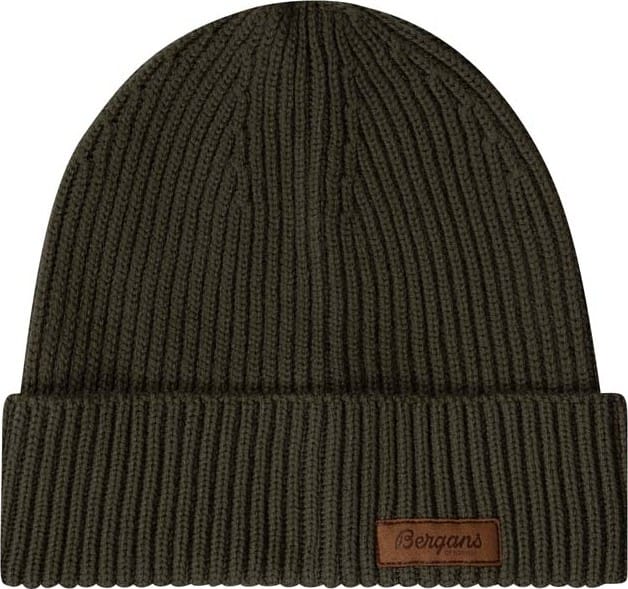 Bergans Nordmarka Merino Beanie Dark Green Mud Bergans