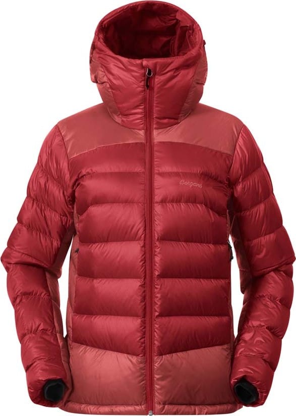 Bergans Women's Vaagaa Allround Down Jacket Rusty Dust/Crimson Red Bergans Bergans Women's Vaagaa Allround Down Jacket Rusty Dust/Crimson Red Bergans