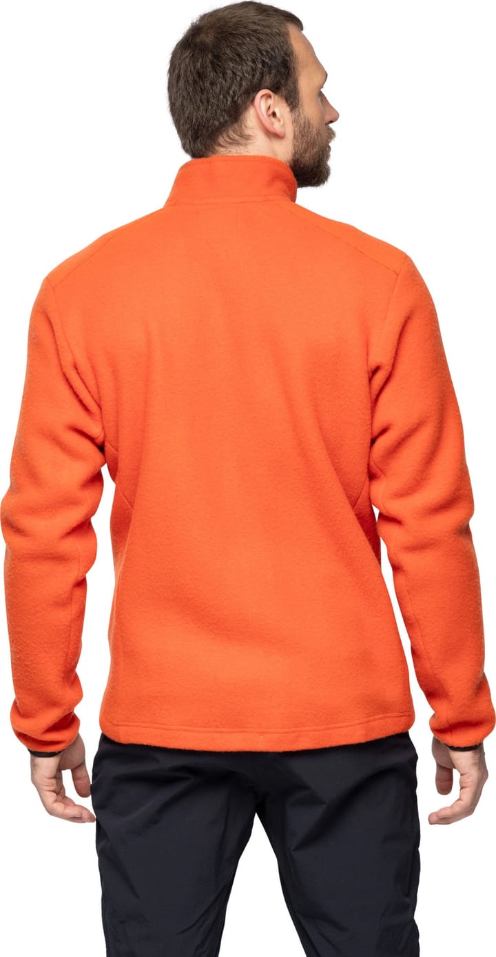 Bergans Men's Rabot Merino Fleece Midlayer Jacket Lava Bergans