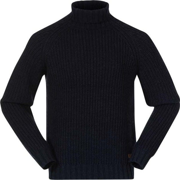 Bergans Men's Nordmarka Merino High Neck Jumper Navy Blue Bergans