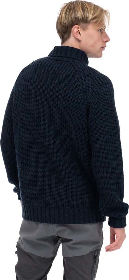 Bergans Men's Nordmarka Merino High Neck Jumper Navy Blue Bergans