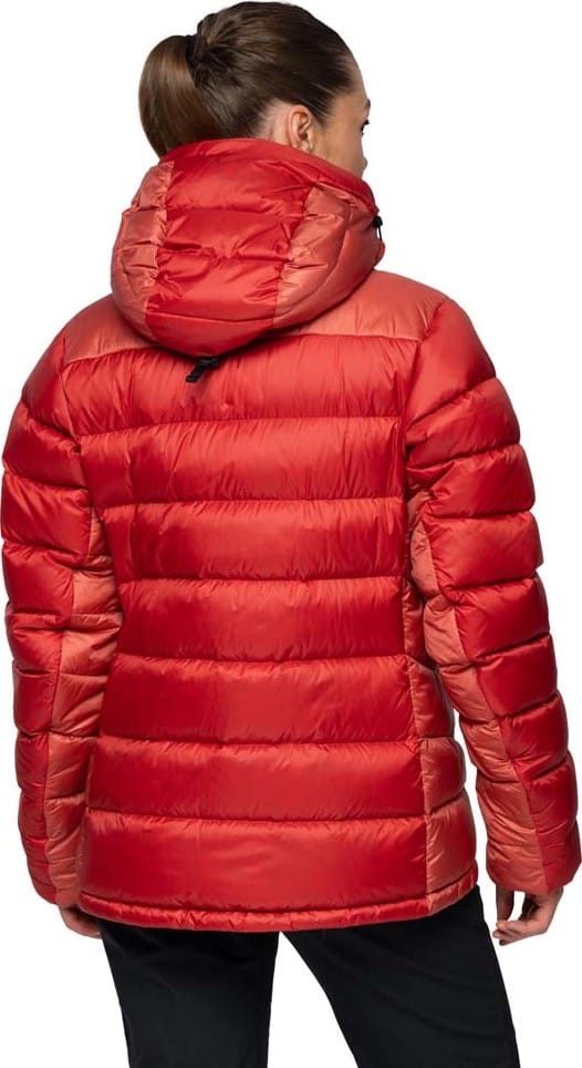 Bergans Women's Vaagaa Allround Down Jacket Rusty Dust/Crimson Red Bergans
