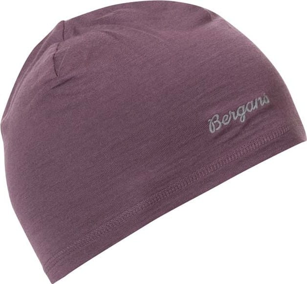Bergans Juniors' Wool Beanie Dark Ruby Purple Bergans