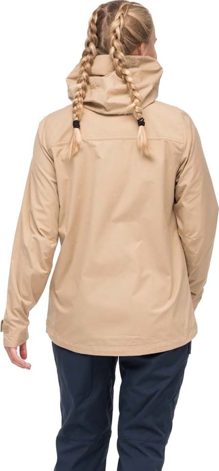 Bergans Women's Nordmarka Leaf Light Wind Jacket Warm Sand Bergans