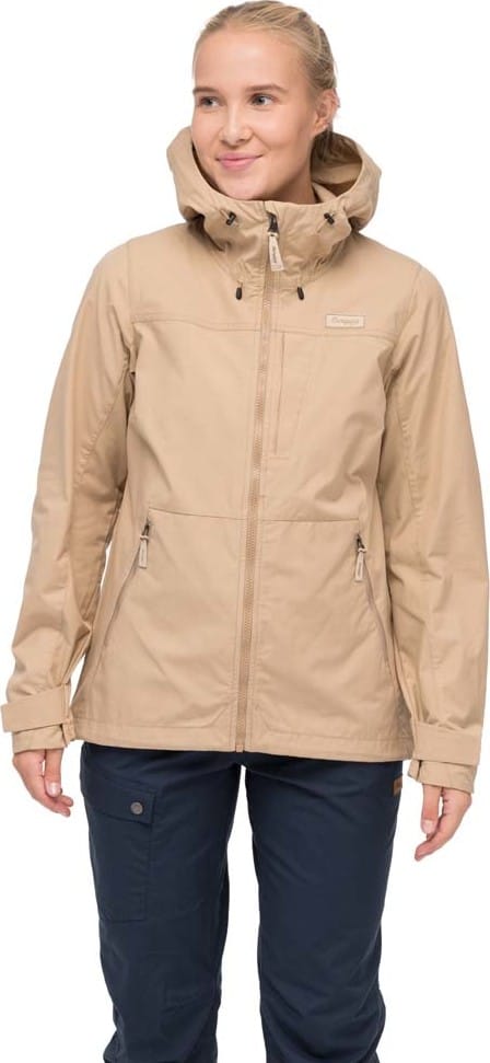 Bergans Women's Nordmarka Leaf Light Wind Jacket Warm Sand Bergans