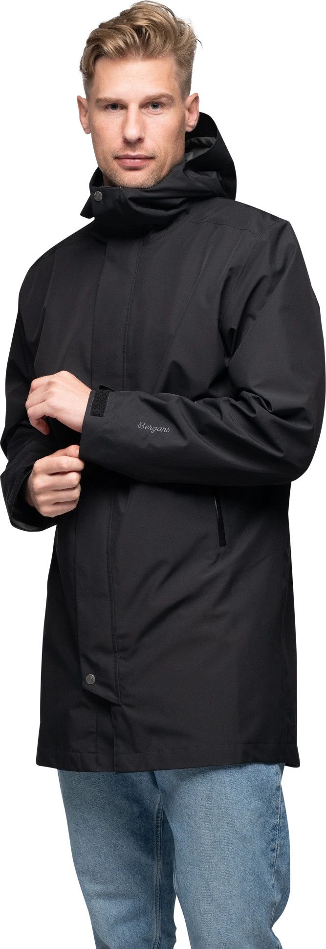 Bergans Men's Urban 2L Shell Coat Black Bergans Bergans Men's Urban 2L Shell Coat Black Bergans