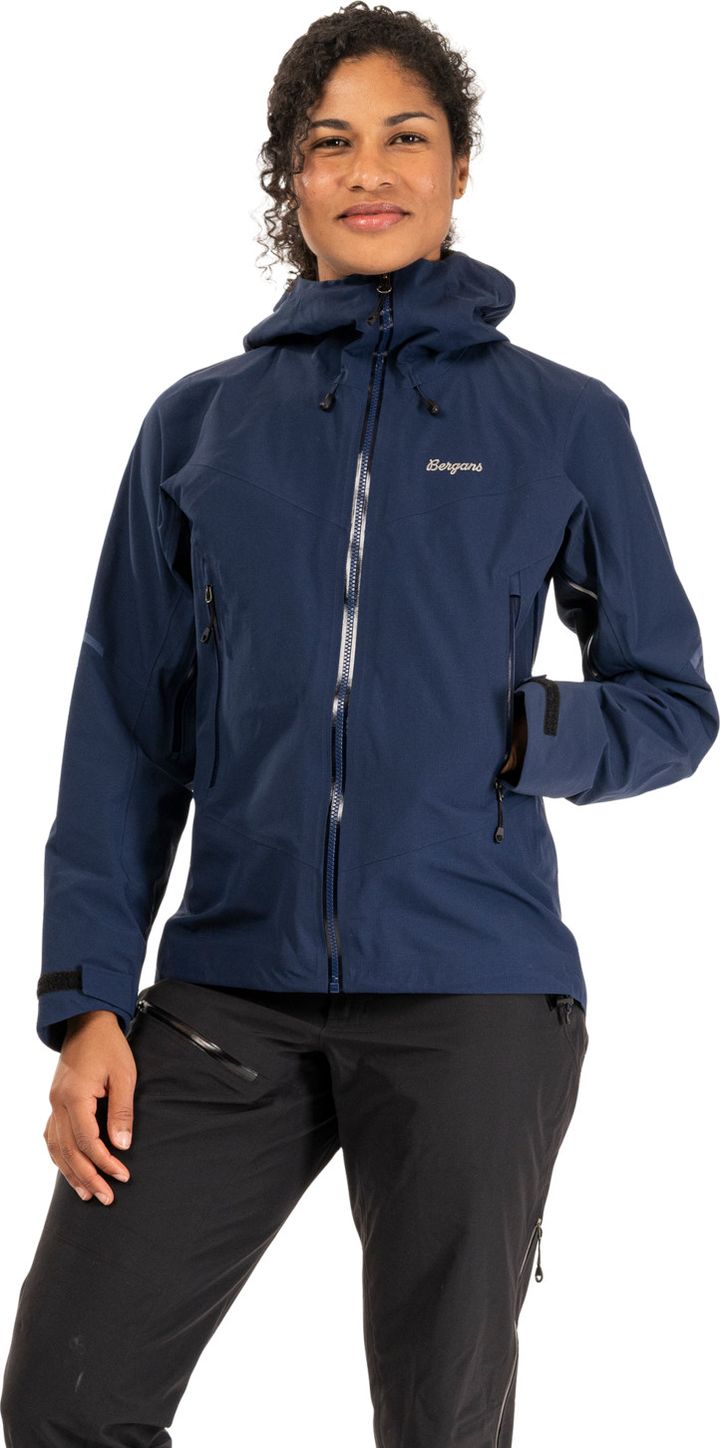 Bergans Women's Rabot Alpine 3L Shell Jacket Navy Blue Bergans