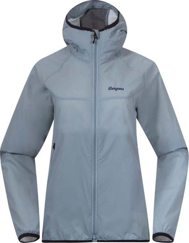 Bergans Women's Vaagaa Windbreaker Jacket Husky Blue Bergans