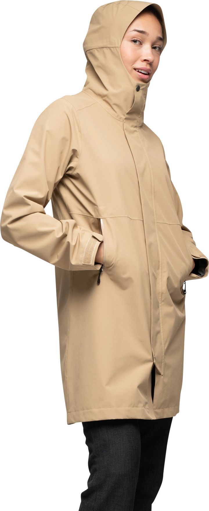 Bergans Women's Urban 2L Shell Coat Warm Sand Bergans Bergans Women's Urban 2L Shell Coat Warm Sand Bergans