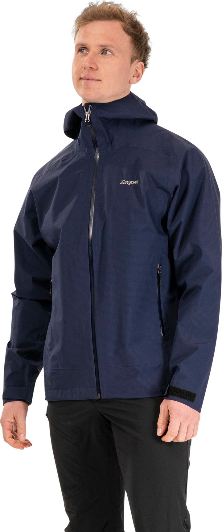 Bergans Men's Essentials 3L Shell Jacket Navy Blue Bergans Bergans Men's Essentials 3L Shell Jacket Navy Blue Bergans