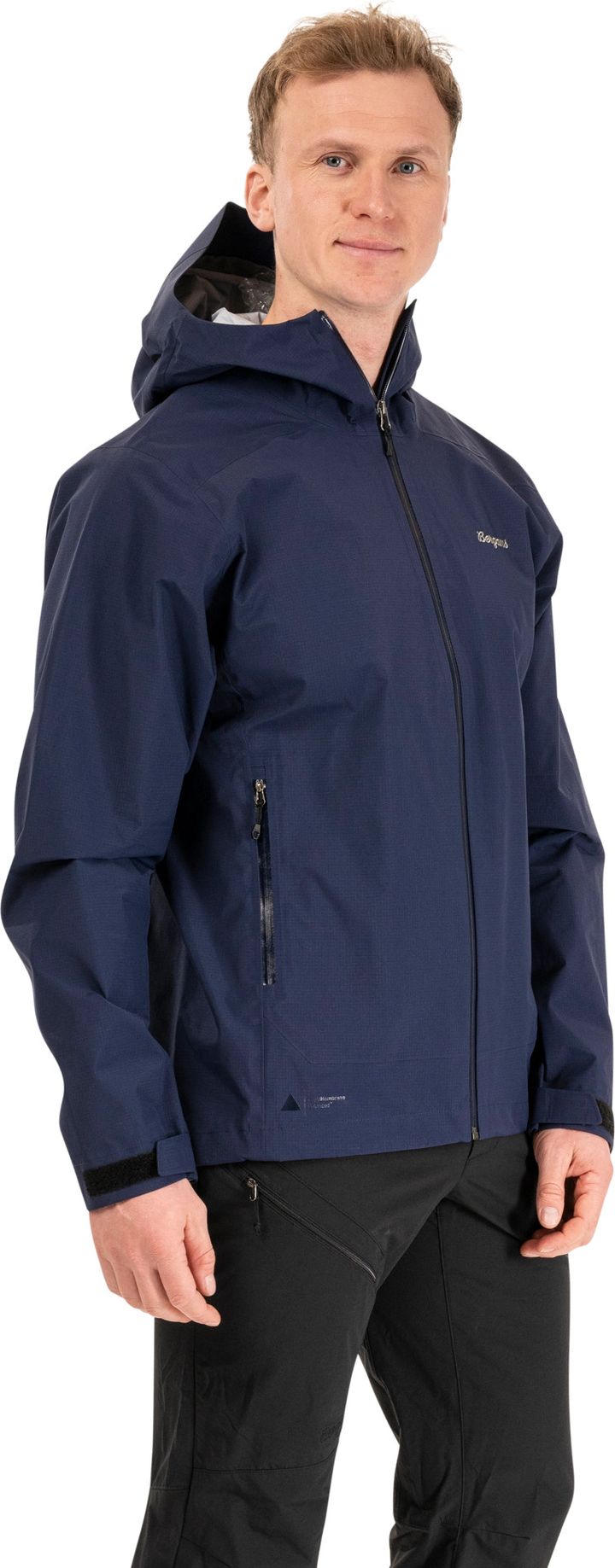 Bergans Men's Essentials 3L Shell Jacket  Navy Blue Bergans