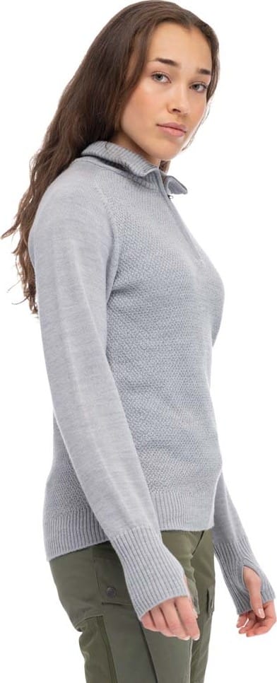 Bergans Women's Ulriken Light Merino Jumper  Magnesium Grey Bergans