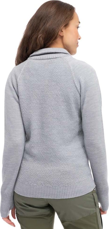 Bergans Women's Ulriken Light Merino Jumper  Magnesium Grey Bergans