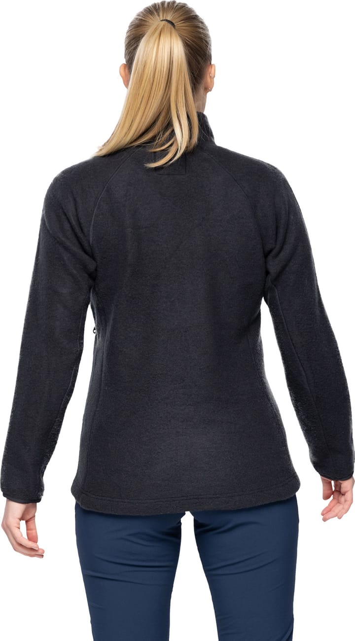 Bergans Women's Rabot Merino Fleece Midlayer Jacket Dark Shadow Grey Bergans