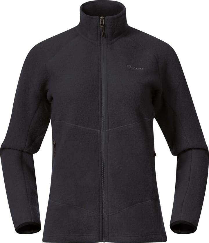 Bergans Women's Rabot Merino Fleece Midlayer Jacket Dark Shadow Grey Bergans