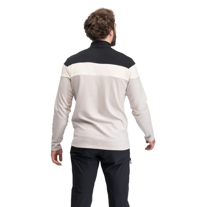 Bergans Men´s Uldal Wool Half Zip  Bone White/black/creme Bergans