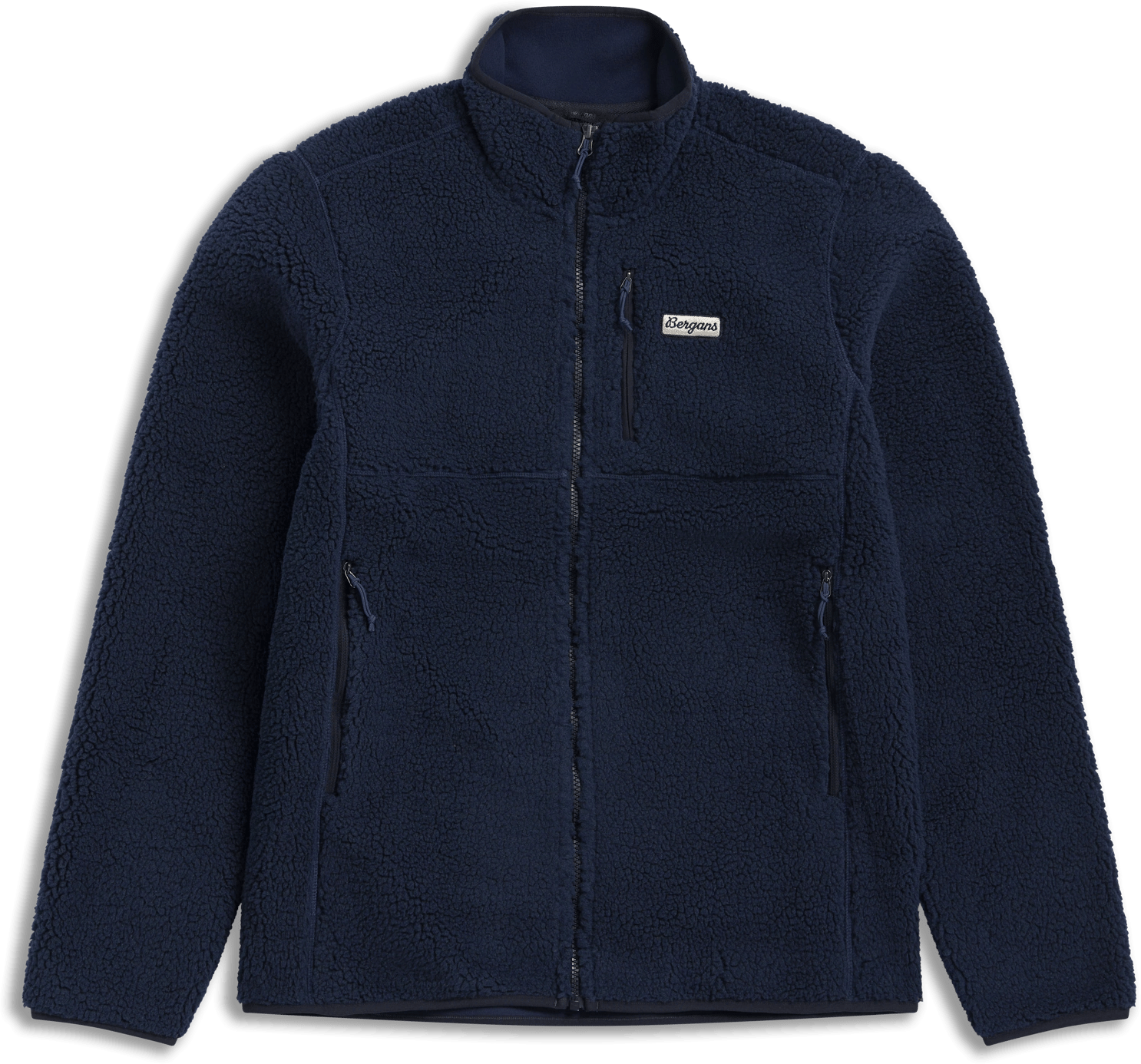 Bergans Men's Lunnan Pile Fleece Jacket Navy Blue