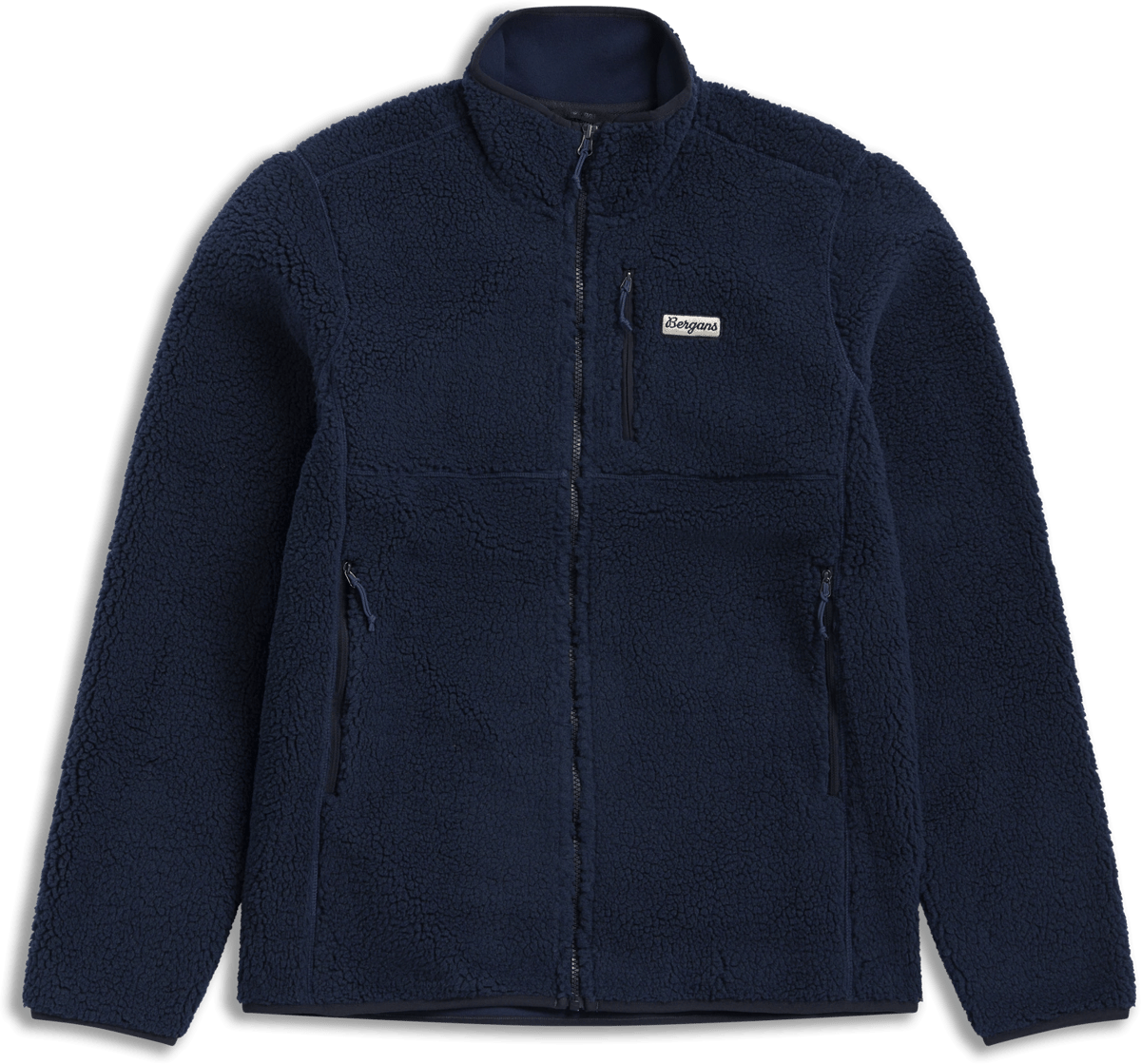 Bergans Men's Lunnan Pile Fleece Jacket Navy Blue