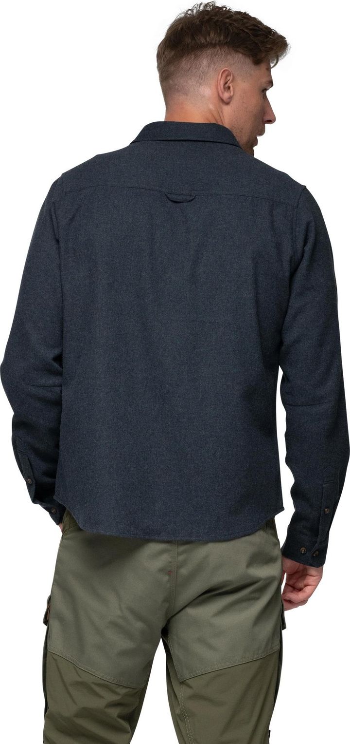 Bergans Men's Nordmarka Flannel Shirt Navy Blue Bergans