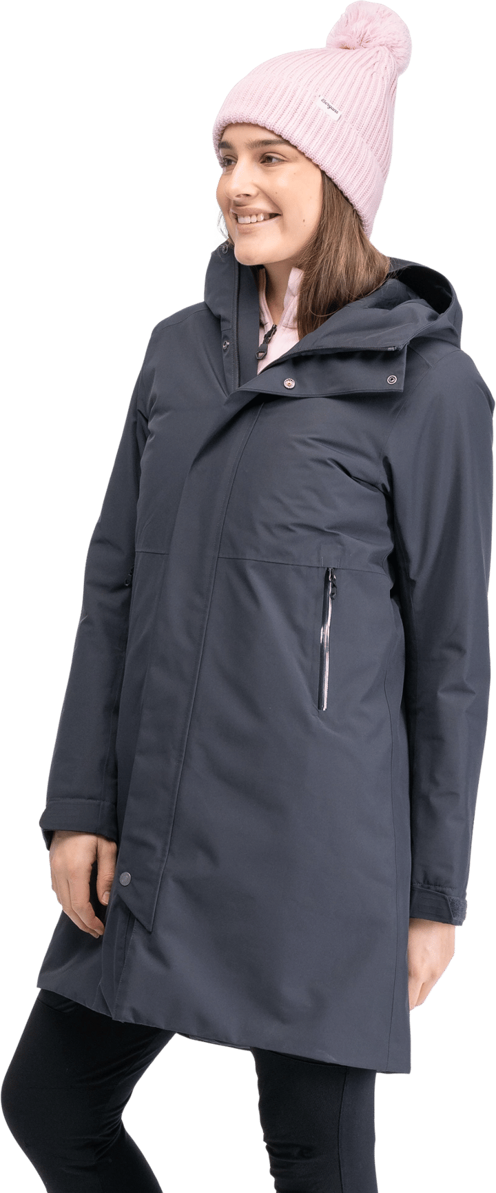 Bergans Women's Urban Insulated Shell Coat Dark Shadow Grey Bergans