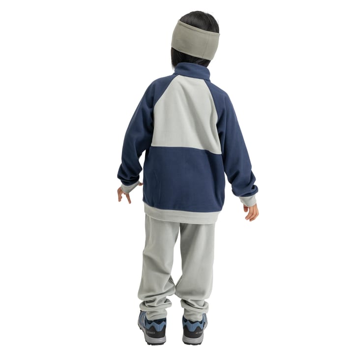 Bergans Kid´s Lilletind Fleece Set  Light Green Mud/navy Blue Bergans