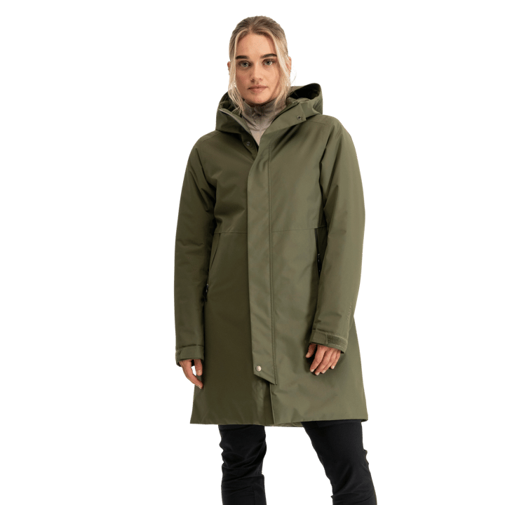 Bergans Women's Urban Insulated Shell Coat Dark Green Mud Bergans