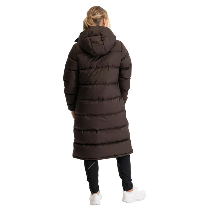 Bergans Women's Urban Down Long Coat Dark Chocolate Bergans