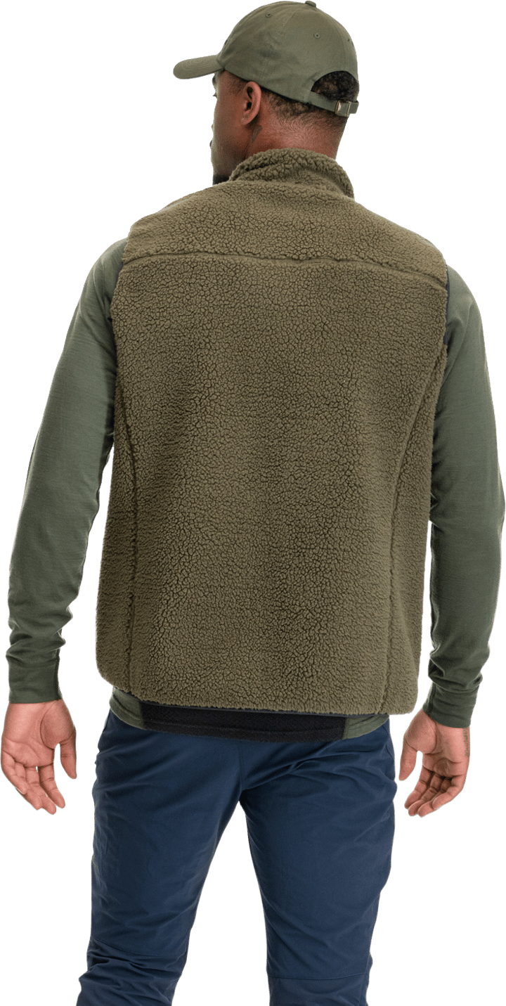 Bergans Men's Lunnan Pile Fleece Vest Pine Forest Bergans