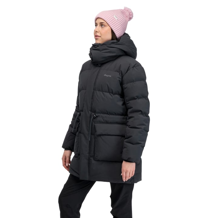 Bergans Women´s Dyna Down Hood Jacket Dark Shadow Grey Bergans
