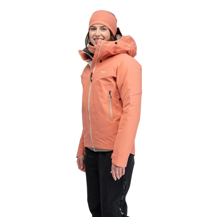 Bergans Women's Rabot Alpine 3L Shell Jacket Light Weathered Red Bergans