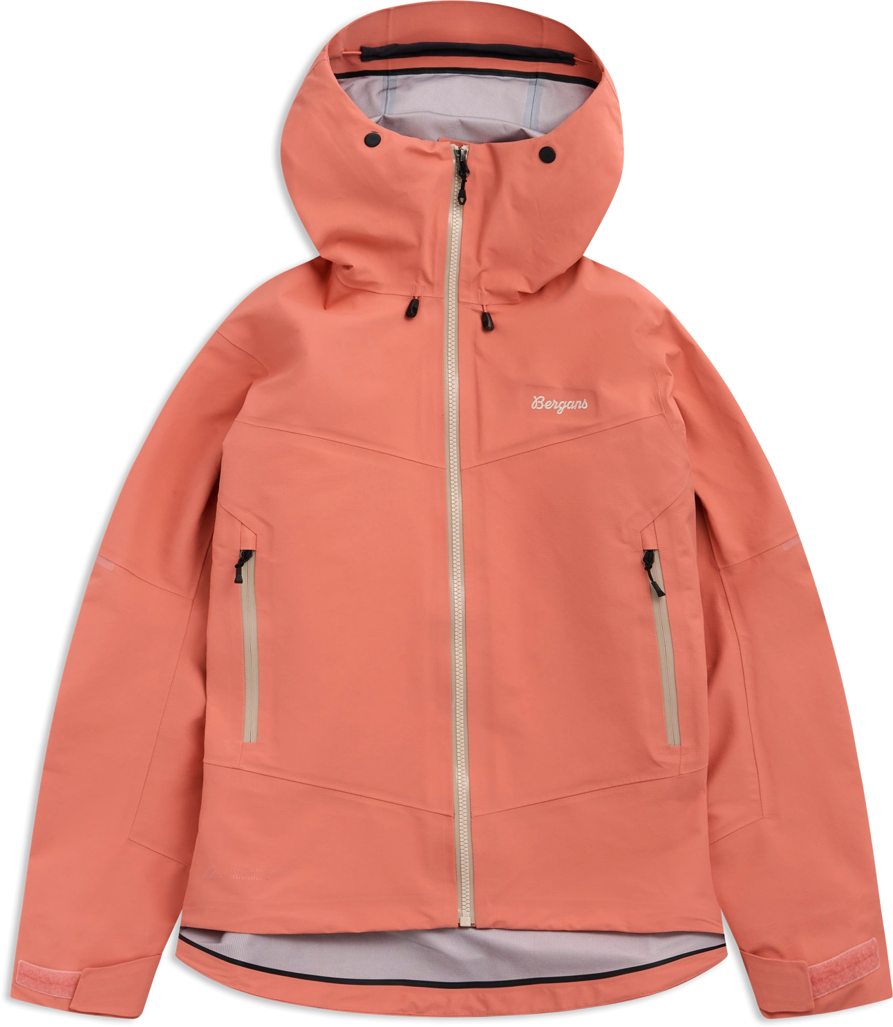 Bergans Women's Rabot Alpine 3L Shell Jacket Light Weathered Red