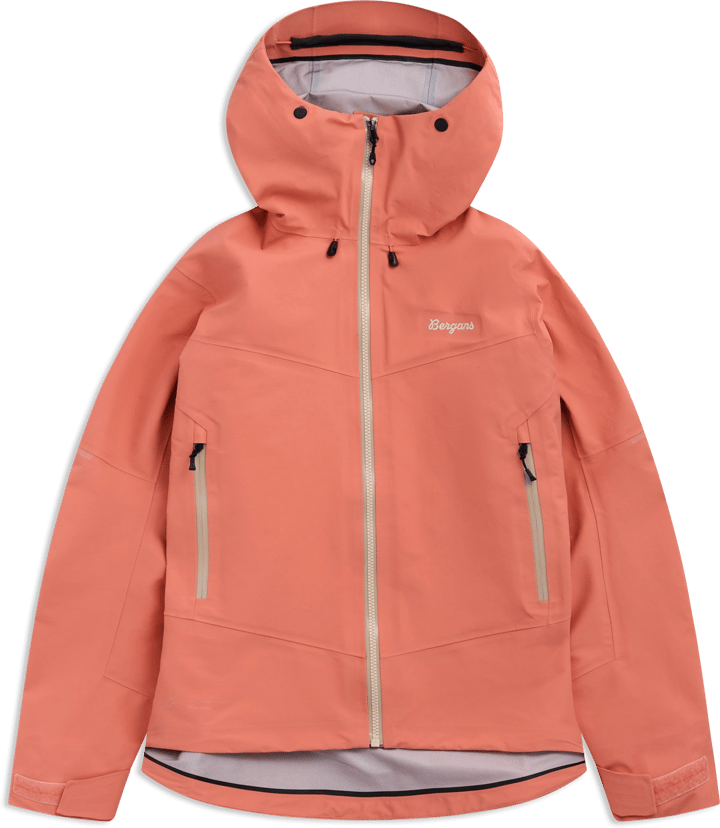 Bergans Women's Rabot Alpine 3L Shell Jacket Light Weathered Red Bergans