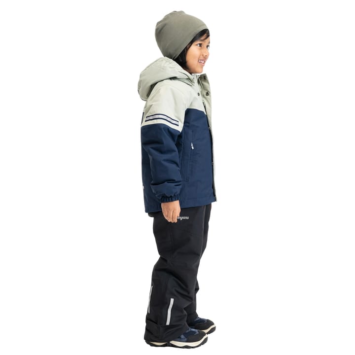 Bergans Kids' Lilletind Insulated Shell Jacket Navy Blue/light Green Mud Bergans